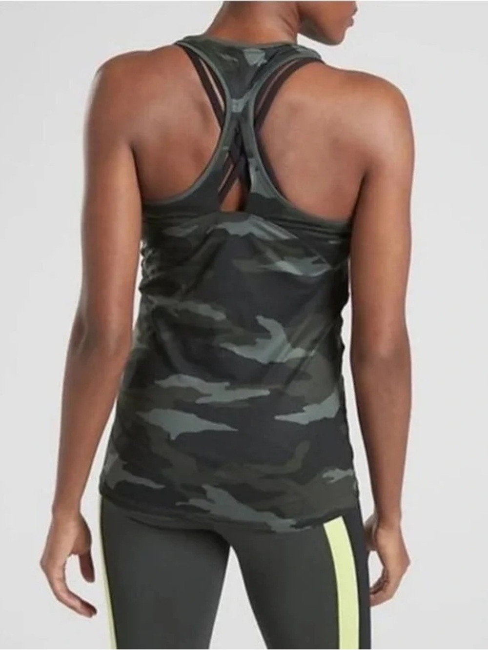 Athleta Limitless Camo Keyhole Tank